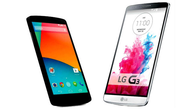 LG G3 vs Nexus 6