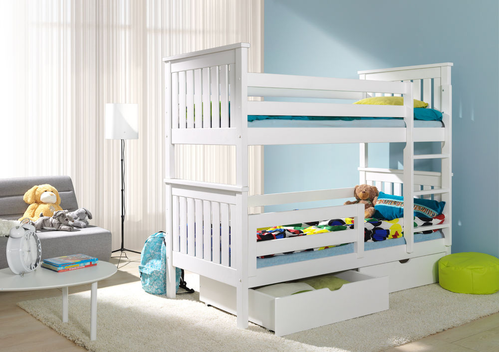 kids bunk beds with mattresses